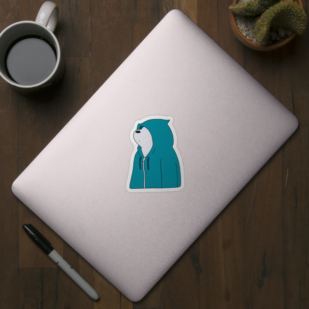 We Bare Bears Ice Bear We Bare Bears Sticker Teepublic 